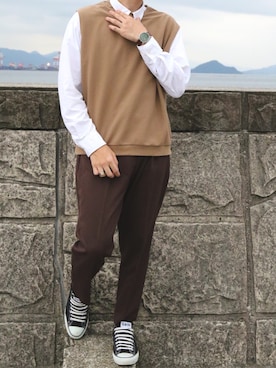 shunさん（メンズ・180cm）の秋コーディネート