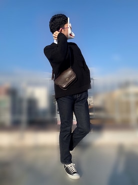 「BACK NUMBER（バックナンバー）のアイテム（デニムパンツ）」を使った、shunさん（メンズ・180cm）の秋コーディネート