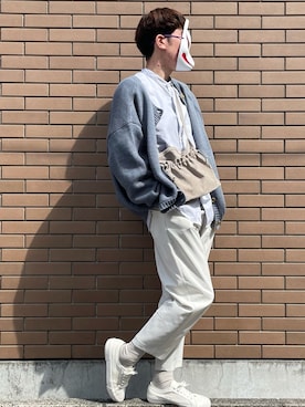 「classicalelf（クラシカルエルフ）のアイテム（ニット/セーター）」を使った、shunさん（メンズ・180cm）の春コーディネート