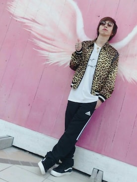 「SAINT LAURENT PARIS（サンローランパリ）のアイテム（ブルゾン）」を使った、sho爺  さん（メンズ・159cm）の冬コーディネート