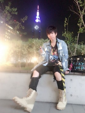 「COTE MER （コートメール）のアイテム（トップス）」を使った、sho爺  さん（メンズ・159cm）の春コーディネート