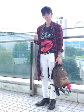 「AMPHIBIAN（アンフィビアン）のアイテム」を使った、sho爺  さん（メンズ・159cm）の春コーディネート