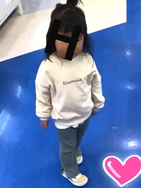 「アイテム（スウェット）」を使った、N...さん（キッズ・100cm）の夏コーディネート