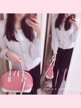 「L'EST ROSE（レストローズ）のアイテム（バッグ）」を使った、Rikaさん（レディース・163cm）の春コーディネート