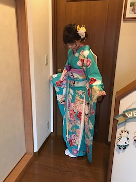 「PAUL&JOE（ポールアンドジョー）のアイテム（ベースメイク）」を使った、 ヒライさん（レディース・165cm）の冬コーディネート