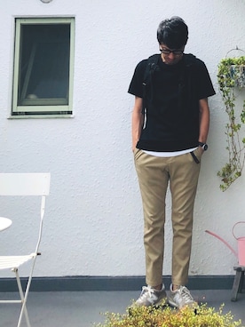 「Gramicci（グラミチ）のアイテム」を使った、nagi2さん（メンズ・176cm）の秋コーディネート