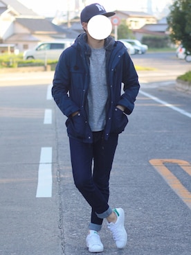 しんごさん（メンズ・175cm）の冬コーディネート