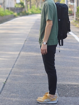 「URBAN RESEARCH（アーバンリサーチ）のアイテム（腕時計）」を使った、しんごさん（メンズ・175cm）の夏コーディネート