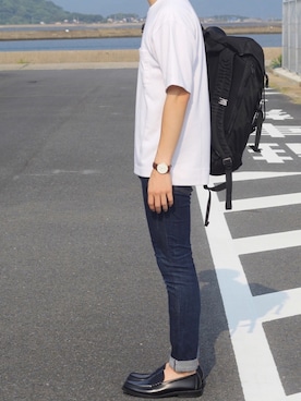 「URBAN RESEARCH（アーバンリサーチ）のアイテム（腕時計）」を使った、しんごさん（メンズ・175cm）の夏コーディネート