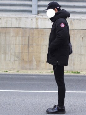 Canada Goose カナダグース のダウンジャケット コートを使ったメンズ人気ファッションコーディネート ユーザー Wearista Wear