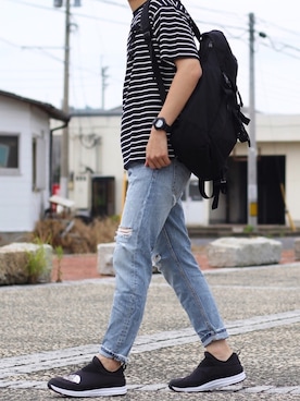 しんごさん（メンズ・175cm）の夏コーディネート