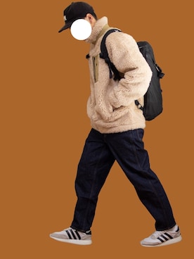 「PUBLUX（パブリュクス）のアイテム（ブルゾン）」を使った、しんごさん（メンズ・175cm）の冬コーディネート