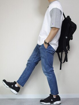 しんごさん(メンズ・175cm)の夏コーディネート