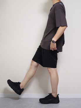 「NUMBER (N)INE（ナンバーナイン）の【NUMBER (N)INE】《別注》NEW YORKプリント ボックスロゴ刺繍 ビッグTシャツ（Tシャツ/カットソー）」を使った、しんごさん（メンズ・175cm）の夏コーディネート