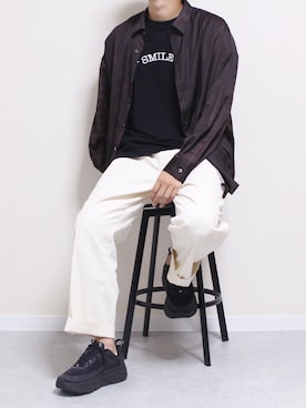 「BIAS(バイアス)のアイテム」を使った、しんごさん(メンズ・175cm)の秋コーディネート