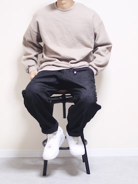 「FREAK'S STORE（フリークスストア）のアイテム（スウェット）」を使った、しんごさん（メンズ・175cm）の秋コーディネート