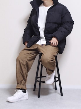 「yield（イールド）のアイテム（ジャケット/アウター）」を使った、しんごさん（メンズ・175cm）の冬コーディネート