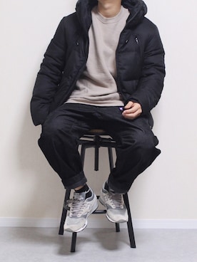「yield（イールド）のアイテム（ジャケット/アウター）」を使った、しんごさん（メンズ・175cm）の冬コーディネート