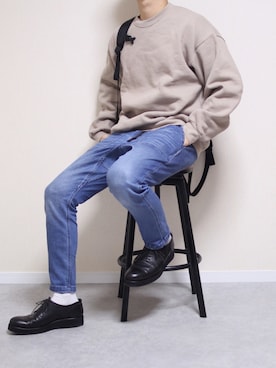 「PADRONE（パドローネ）のアイテム（その他シューズ）」を使った、しんごさん（メンズ・175cm）の冬コーディネート