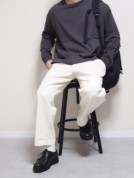 「PADRONE（パドローネ）のアイテム（その他シューズ）」を使った、しんごさん（メンズ・175cm）の春コーディネート