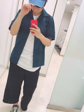 「アパレルスタッフ」｜「アイテム（キャップ）」を使った、まさくんさん（メンズ・175cm）の春コーディネート