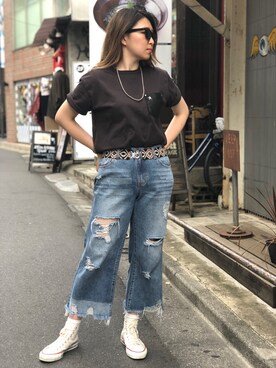 Natsuki.Cさん（レディース・165cm）の春コーディネート