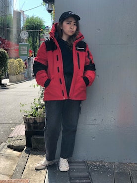 「schott(ショット)のアイテム(ダウンジャケット/コート)」を使った、Natsuki.Cさん(レディース・165cm)の秋コーディネート