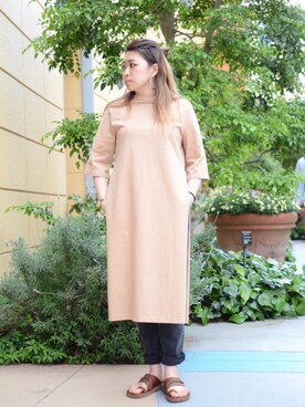 「SCHOTT」｜「アイテム（ワンピース/ドレス）」を使った、Natsuki.Cさん（レディース・165cm）の春コーディネート