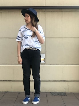 「STETSON（ステットソン）のアイテム」を使った、Natsuki.Cさん（レディース・165cm）の夏コーディネート