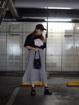 「schott（ショット）のアイテム（バッグ）」を使った、Natsuki.Cさん（レディース・165cm）の夏コーディネート