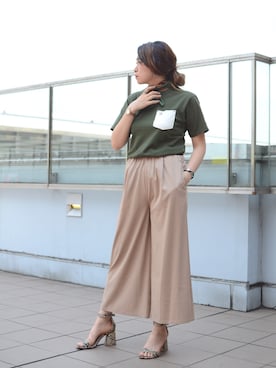 「MARECHAL TERRE（マルシャルテル）のアイテム」を使った、Natsuki.Cさん（レディース・165cm）の夏コーディネート