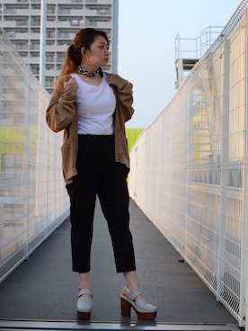 「MARECHAL TERRE（マルシャルテル）のアイテム」を使った、Natsuki.Cさん（レディース・165cm）の夏コーディネート