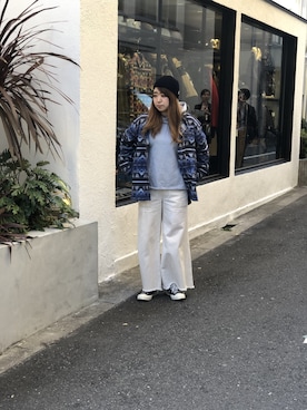 「Uncut Bound（アンカットバウンド）のアイテム」を使った、Natsuki.Cさん（レディース・165cm）の冬コーディネート