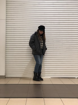「Schott TOKYO-BAY」｜Natsuki.Cさん（レディース・165cm）の冬コーディネート