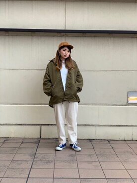 「Uncut Bound（アンカットバウンド）のアイテム」を使った、Natsuki.Cさん（レディース・165cm）の冬コーディネート