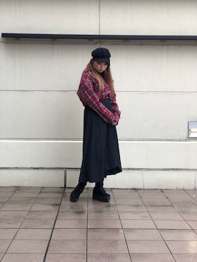 「Schott TOKYO-BAY」｜Natsuki.Cさん（レディース・165cm）の冬コーディネート