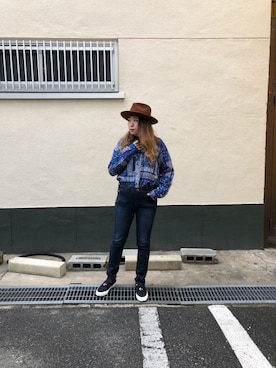 「STETSON（ステットソン）のアイテム」を使った、Natsuki.Cさん（レディース・165cm）の冬コーディネート