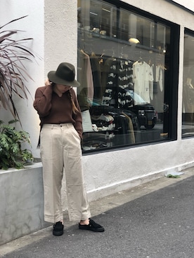 「SLACK FOOTWEAR（スラックフットウェア）のアイテム」を使った、Natsuki.Cさん（レディース・165cm）の春コーディネート