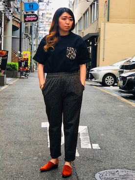 「Schott(ショット)のアイテム(パンツ)」を使った、Natsuki.Cさん(レディース・165cm)の春コーディネート