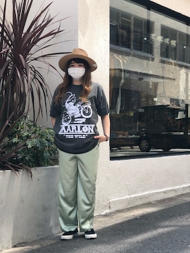 「Hのアイテム」を使った、Natsuki.Cさん（レディース・165cm）の春コーディネート