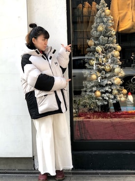 「schott(ショット)のアイテム(ダウンジャケット/コート)」を使った、Natsuki.Cさん(レディース・165cm)の冬コーディネート