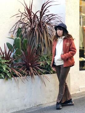 「THE FACTORY MADE（ザ ファクトリー メイド）のアイテム」を使った、Natsuki.Cさん（レディース・165cm）の冬コーディネート