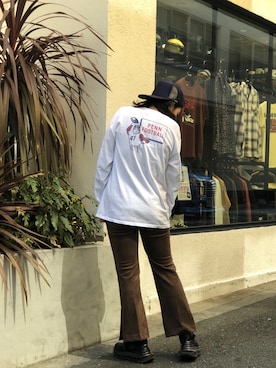 「schott（ショット）のアイテム（キャップ）」を使った、Natsuki.Cさん（レディース・165cm）の春コーディネート