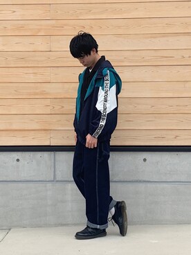 「アベイル」｜「アイテム（ナイロンジャケット）」を使った、TORU FURUSEKIさん（メンズ・173cm）の春コーディネート