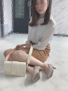 「結婚式」｜「アイテム（その他シューズ）」を使った、tomo*さん（レディース・158cm）の春コーディネート