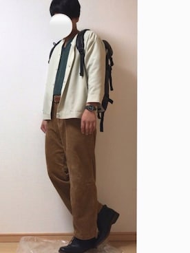 「FIRE FIRST（ファイヤーファースト）のアイテム」を使った、たったったろうさん（メンズ・174cm）の秋コーディネート