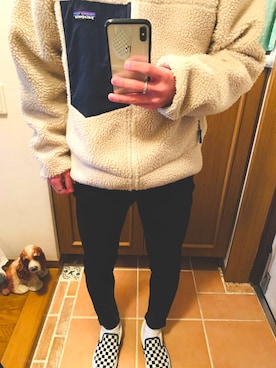 「UNIQLO（ユニクロ）のWOMEN ウルトラストレッチジーンズ（デニムパンツ）」を使った、takutoさん（メンズ・169cm）の春コーディネート