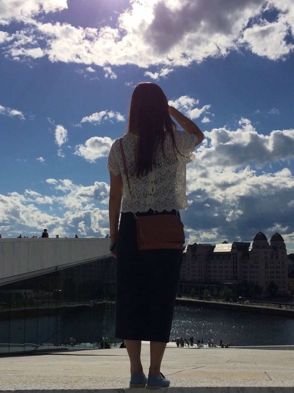 「TORY BURCHのアイテム（バッグ、その他）」を使った、Shan さん（レディース・157cm）の秋コーディネートの1枚目の写真