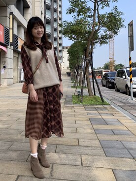 Shan さん（レディース・157cm）の冬コーディネート