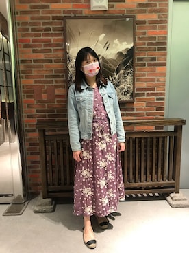 「WILLSELECTION（ウィルセレクション）のアイテム（ワンピース/ドレス）」を使った、Shan さん（レディース・157cm）の春コーディネート